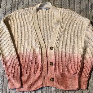 Madewell Cardigan ombré pink XS